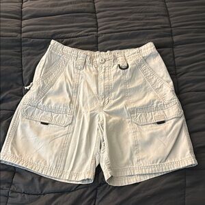 Wrangler Men's Cream Cargo Shorts